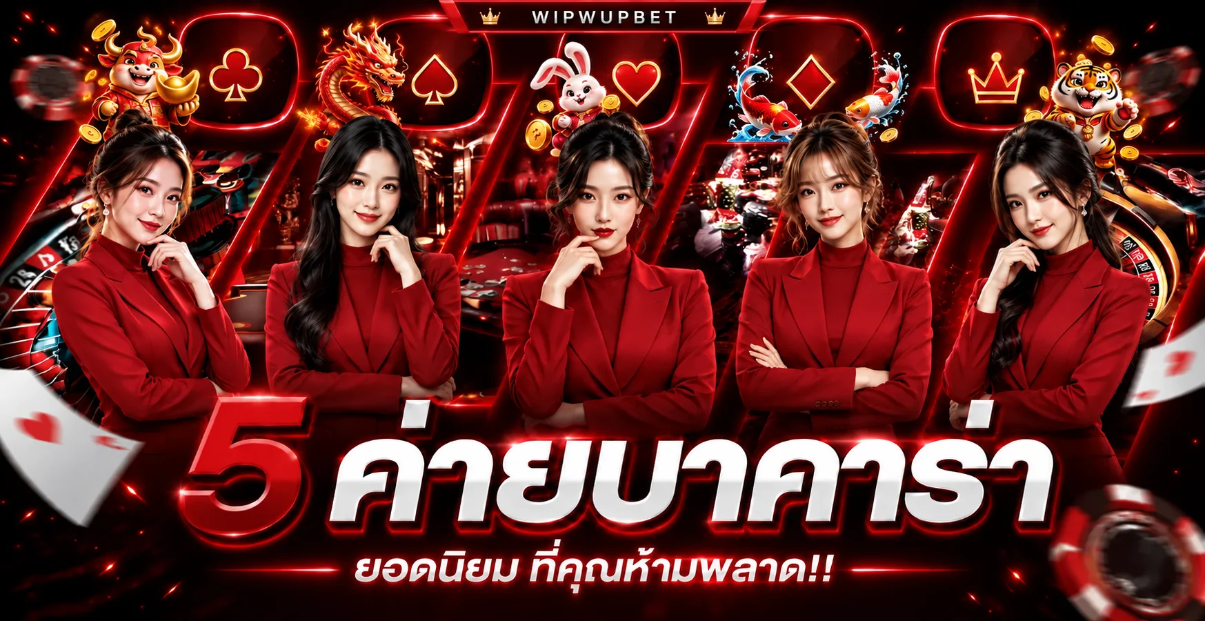 ค่ายบาคาร่า WIPWUPBET พร้อมมาสคอตเกมแฟนตาซี